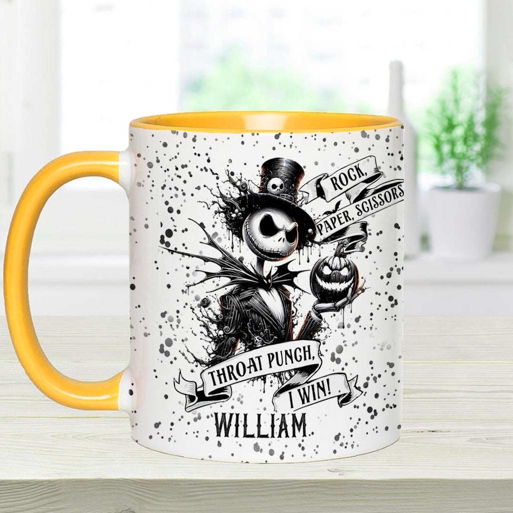 Personalized Nightmare Accent Mug Custom Name Halloween Gift