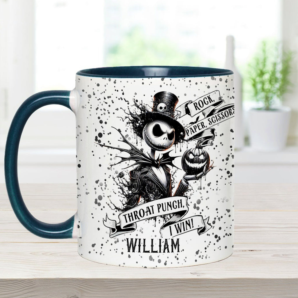 Personalized Nightmare Accent Mug Custom Name Halloween Gift
