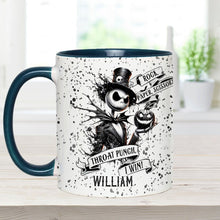 Load image into Gallery viewer, Personalized Nightmare Accent Mug Custom Name Halloween Gift

