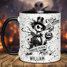 Load image into Gallery viewer, Personalized Nightmare Accent Mug Custom Name Halloween Gift
