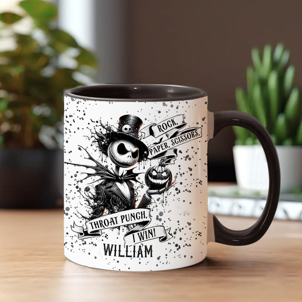 Personalized Nightmare Accent Mug Custom Name Halloween Gift