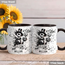 Load image into Gallery viewer, Personalized Nightmare Accent Mug Custom Name Halloween Gift

