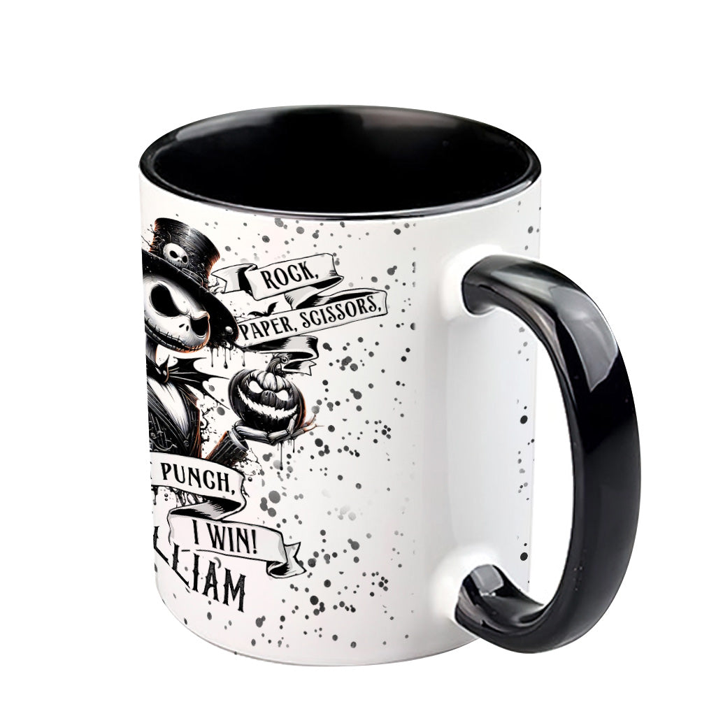 Personalized Nightmare Accent Mug Custom Name Halloween Gift