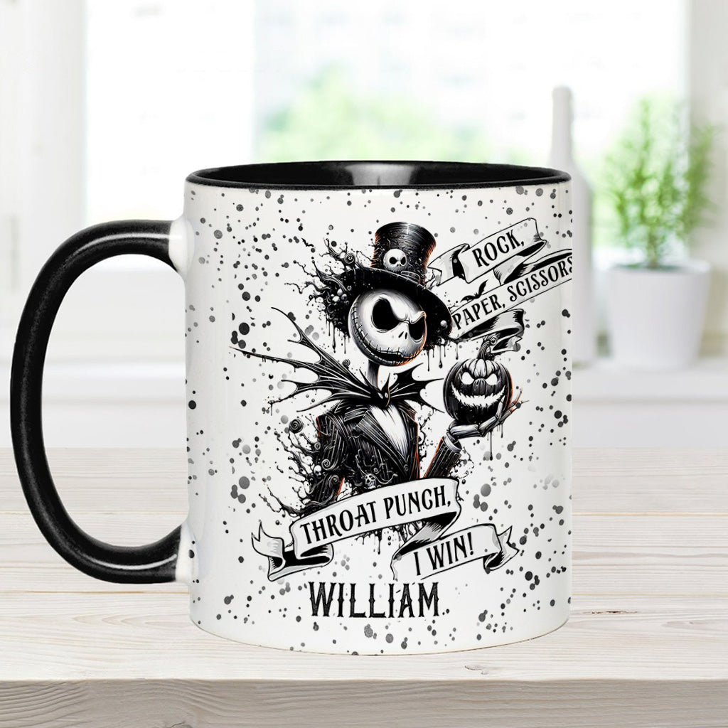 Personalized Nightmare Accent Mug Custom Name Halloween Gift