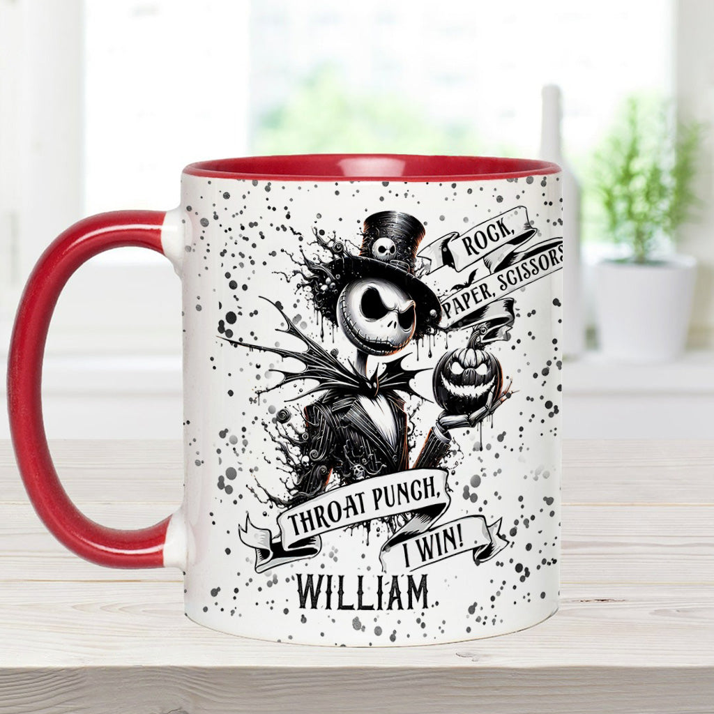 Personalized Nightmare Accent Mug Custom Name Halloween Gift