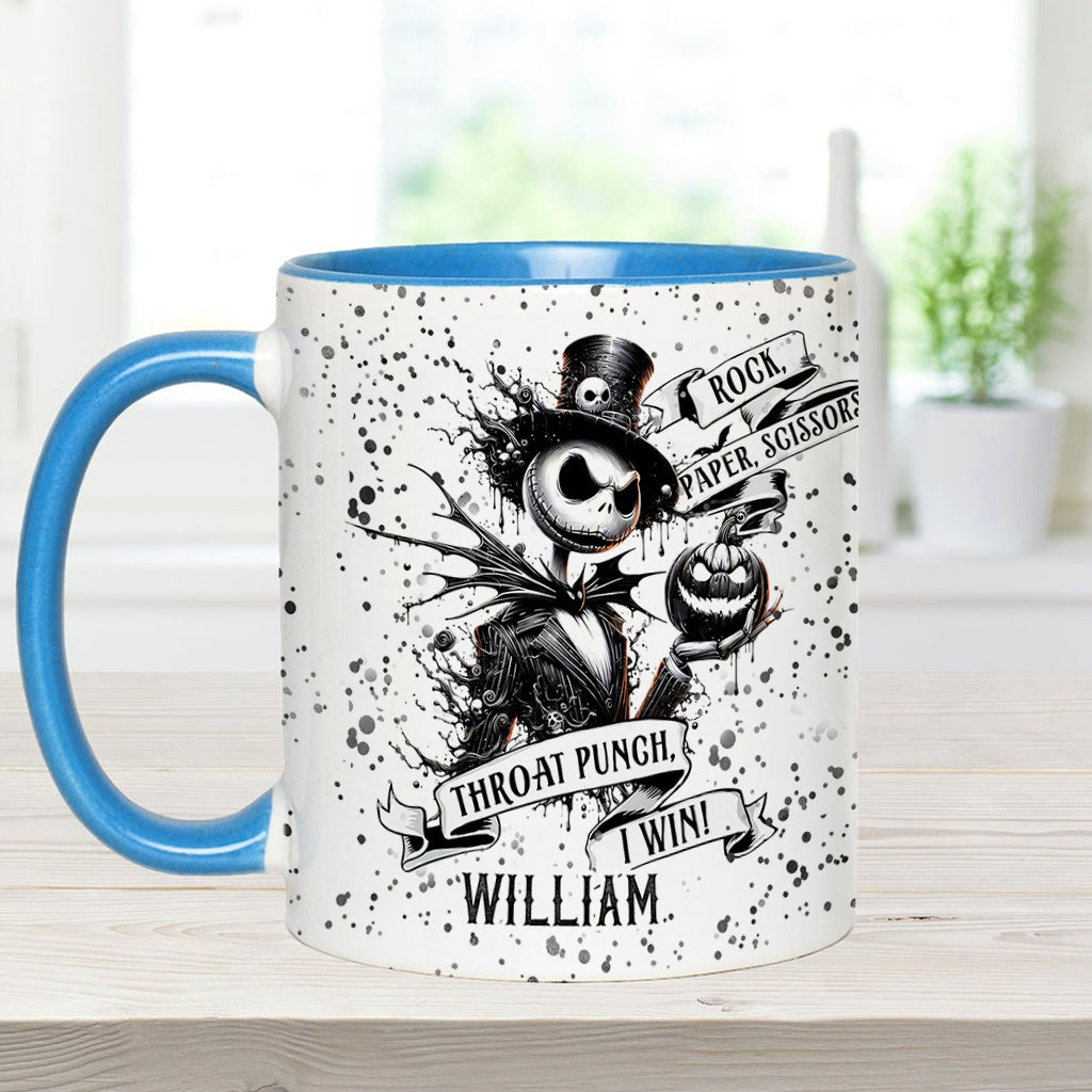 Personalized Nightmare Accent Mug Custom Name Halloween Gift