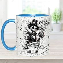 Load image into Gallery viewer, Personalized Nightmare Accent Mug Custom Name Halloween Gift
