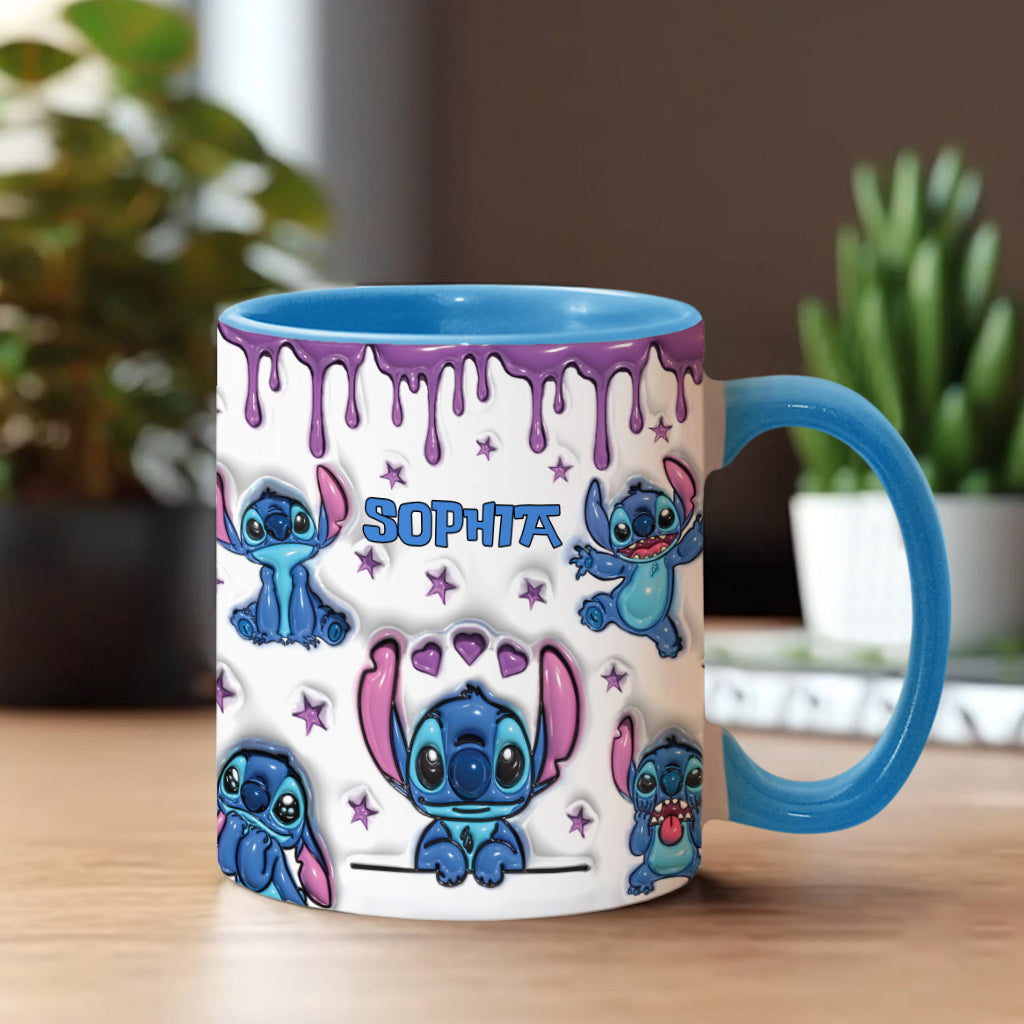 Personalized Ohana Accent Mug Custom Name Gift for Family