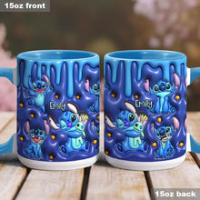 Load image into Gallery viewer, Personalized Ohana Accent Mug Custom Name Gift for Family
