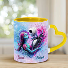 Load image into Gallery viewer, Personalized Heart Handle Mug Custom Name Gift for Couples
