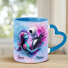 Load image into Gallery viewer, Personalized Heart Handle Mug Custom Name Gift for Couples
