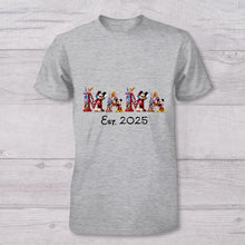 Load image into Gallery viewer, Personalized Mickey Mouse T-shirt and Baby Onesie Gift for Mother's Day
