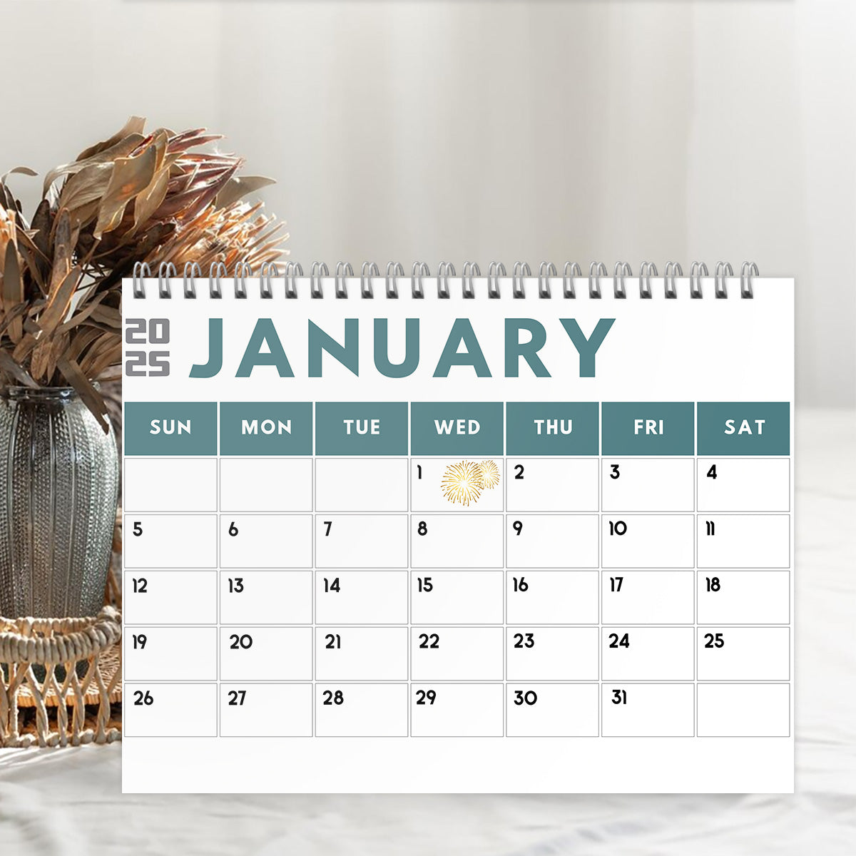 Personalized Chill Weed Wall & Desk Calendar 2025 Gift