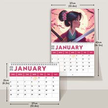 Load image into Gallery viewer, Personalized Wall &amp; Desk Calendar Custom Name 2025 Gift for Kids

