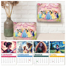 Load image into Gallery viewer, Personalized Wall &amp; Desk Calendar Custom Name 2025 Gift for Kids
