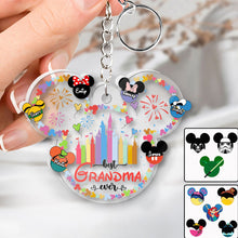 Load image into Gallery viewer, Personalized Best Grandma Ever Acrylic Keychain Gift

