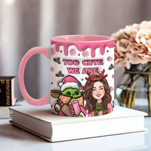 Load image into Gallery viewer, Personalized Cute Accent Mug Custom Name Gift for Mom
