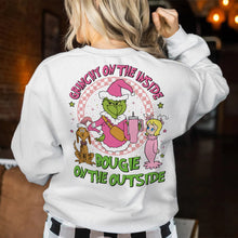 Load image into Gallery viewer, Personalized Grinchy On The Inside Christmas Ugly Sweater Gift

