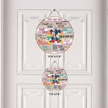Load image into Gallery viewer, Personalized Round Wood Sign for Couples LGBT Support Gift
