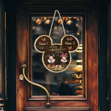 Load image into Gallery viewer, Personalized Mouse-Shaped Wood Sign Home Sweet Home Gift
