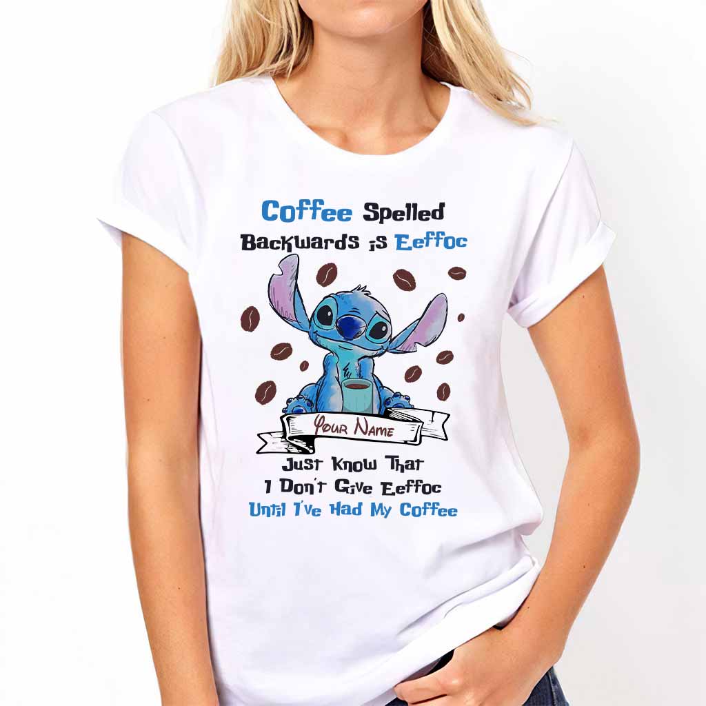 Personalized Coffee Spelled Eeffoc T-shirt & Hoodie Gift Idea