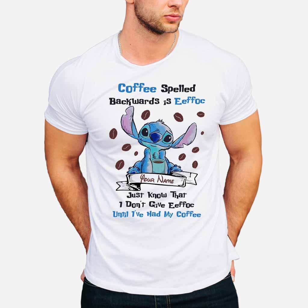 Personalized Coffee Spelled Eeffoc T-shirt & Hoodie Gift Idea