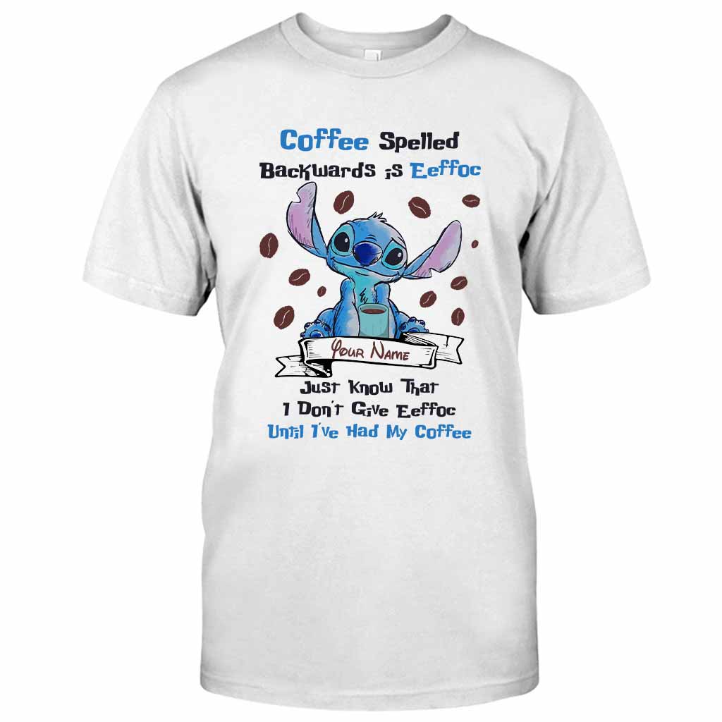 Personalized Coffee Spelled Eeffoc T-shirt & Hoodie Gift Idea