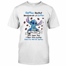 Load image into Gallery viewer, Personalized Coffee Spelled Eeffoc T-shirt &amp; Hoodie Gift Idea
