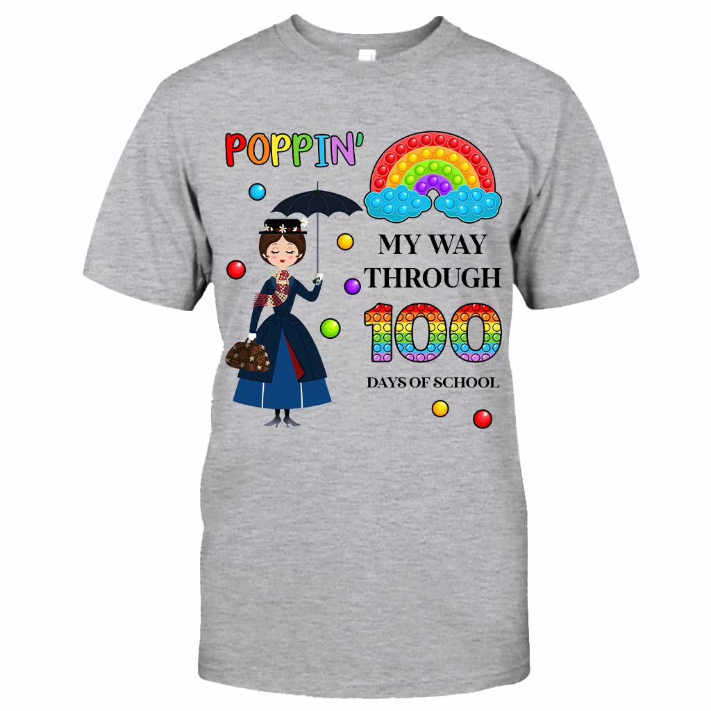 Personalized Teacher T-Shirt 100 Days of School Gift