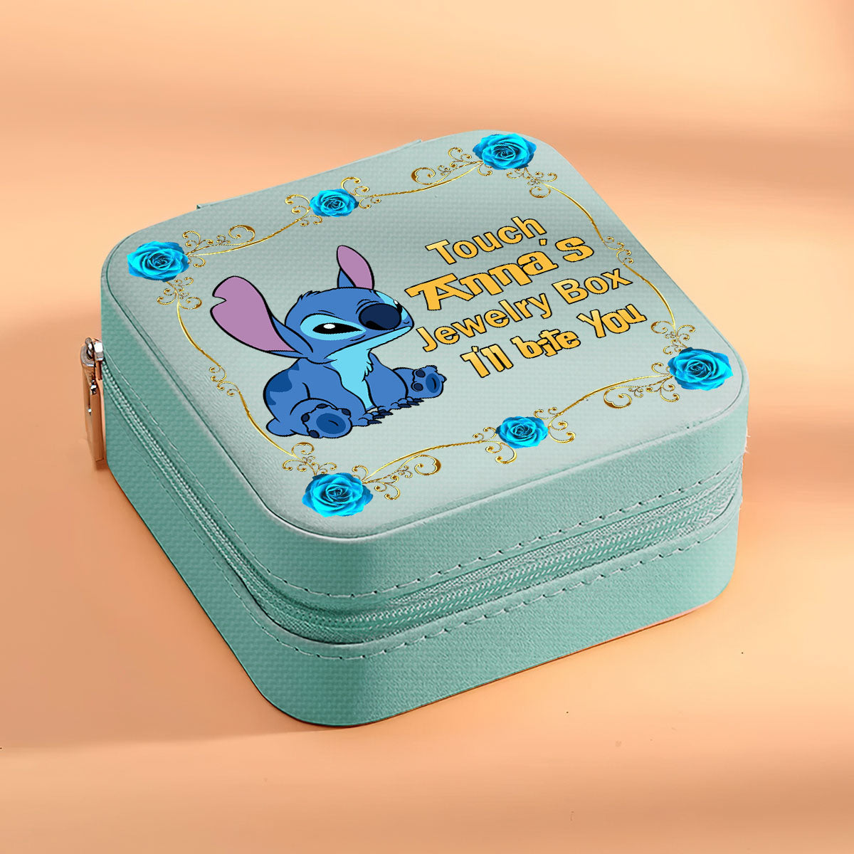 Personalized Ohana Jewelry Box Custom Name Gift for Her