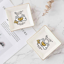 Load image into Gallery viewer, Personalized Couple Jewelry Dish Custom Name Gift for Anniversary
