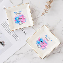 Load image into Gallery viewer, Personalized Ohana Jewelry Dish Custom Name Gift for Couples
