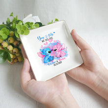 Load image into Gallery viewer, Personalized Ohana Jewelry Dish Custom Name Gift for Couples
