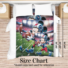 Load image into Gallery viewer, Personalized Football Blanket Custom Name Gift for Fans
