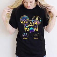 Load image into Gallery viewer, Personalized Disney Mom T-shirt Custom Name Gift for Mother's Day
