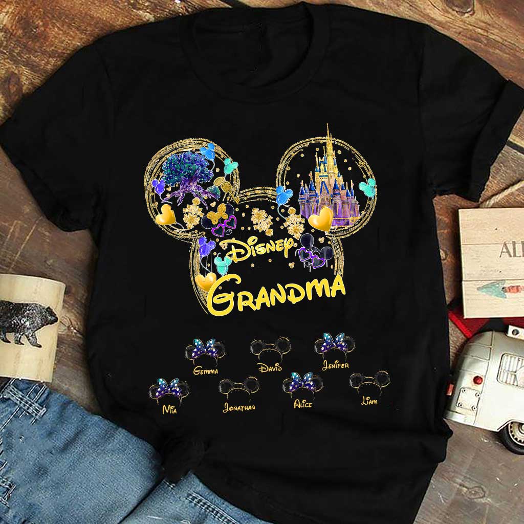 Personalized Disney Grandma T-shirt & Hoodie Gift for Mother's Day