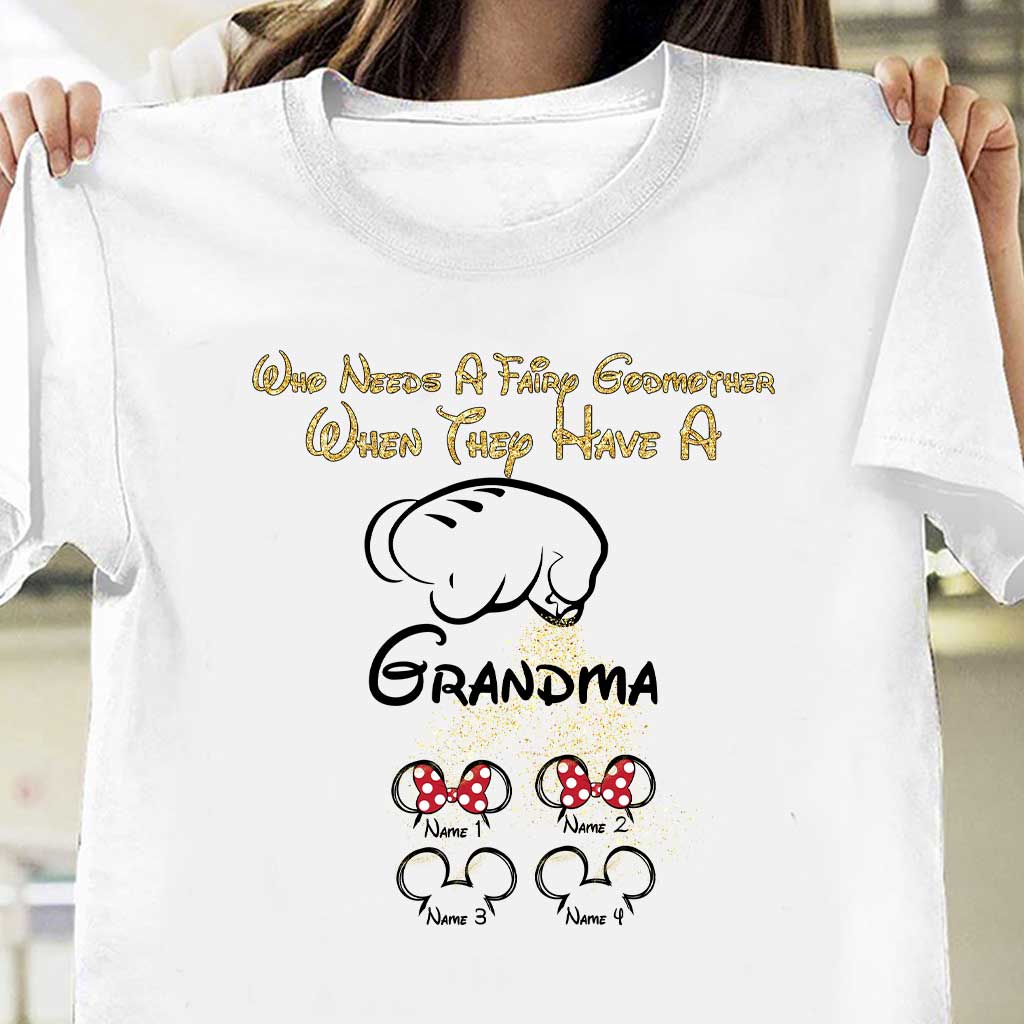 Personalized Mother's Day T-shirt & Hoodie with Custom Names for Grandma