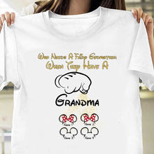 Load image into Gallery viewer, Personalized Mother's Day T-shirt &amp; Hoodie with Custom Names for Grandma
