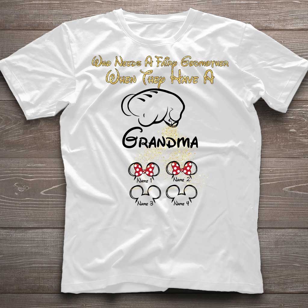 Personalized Mother's Day T-shirt & Hoodie with Custom Names for Grandma