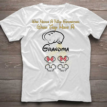 Load image into Gallery viewer, Personalized Mother's Day T-shirt &amp; Hoodie with Custom Names for Grandma
