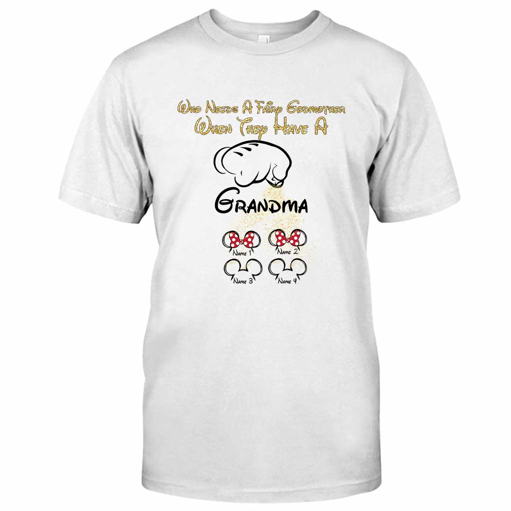 Personalized Mother's Day T-shirt & Hoodie with Custom Names for Grandma