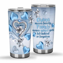 Load image into Gallery viewer, Personalized Ohana Tumbler Custom Name Gift for Family
