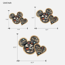 Load image into Gallery viewer, Personalized Mickey Mouse Home Sweet Home Wood Sign Gift
