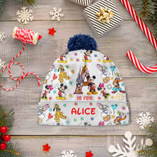 Load image into Gallery viewer, Personalized Mouse Beanie Hat Custom Name Gift for Kids
