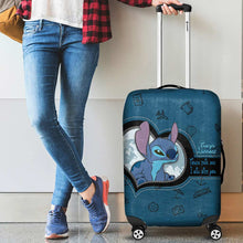 Load image into Gallery viewer, Personalized Luggage Cover with Fun Design for Travelers
