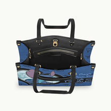 Load image into Gallery viewer, Personalized Leather Handbag Custom Name Unique Gift for Mom
