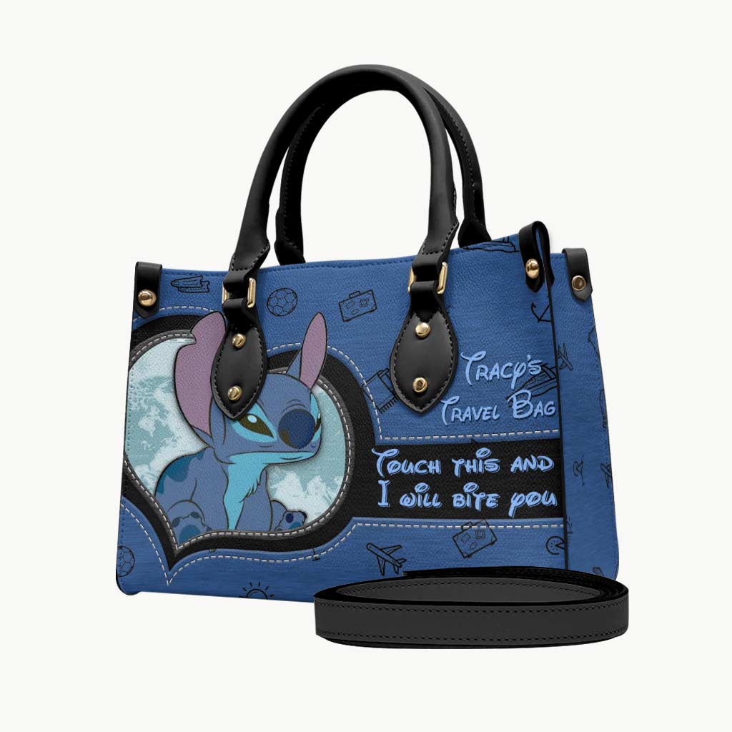 Personalized Leather Handbag Custom Name Unique Gift for Mom