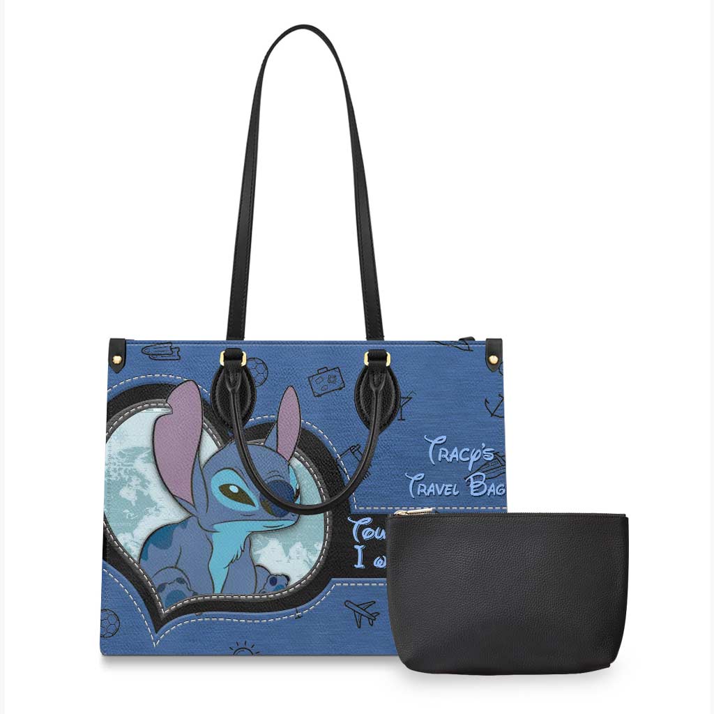 Personalized Leather Handbag Custom Name Unique Gift for Mom