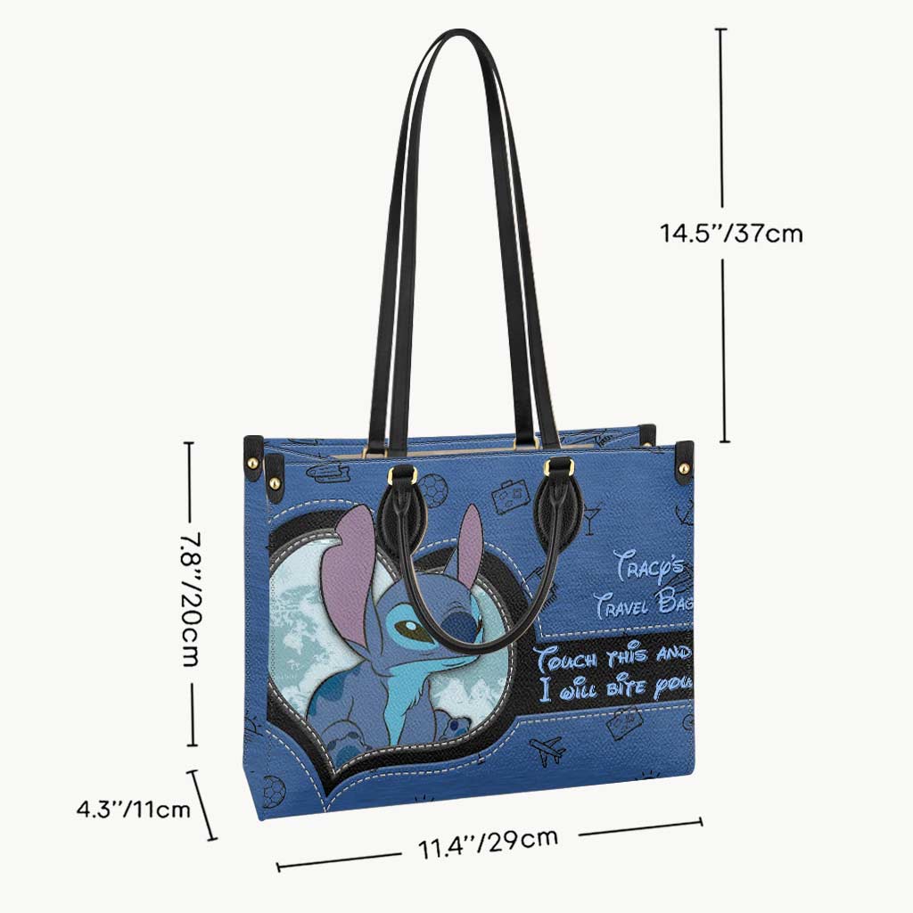 Personalized Leather Handbag Custom Name Unique Gift for Mom