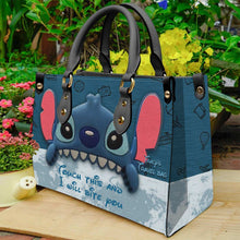 Load image into Gallery viewer, Personalized Leather Handbag with Fun Design - Gift for Women
